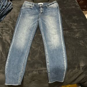 Vervet Raw Hem Skinnies